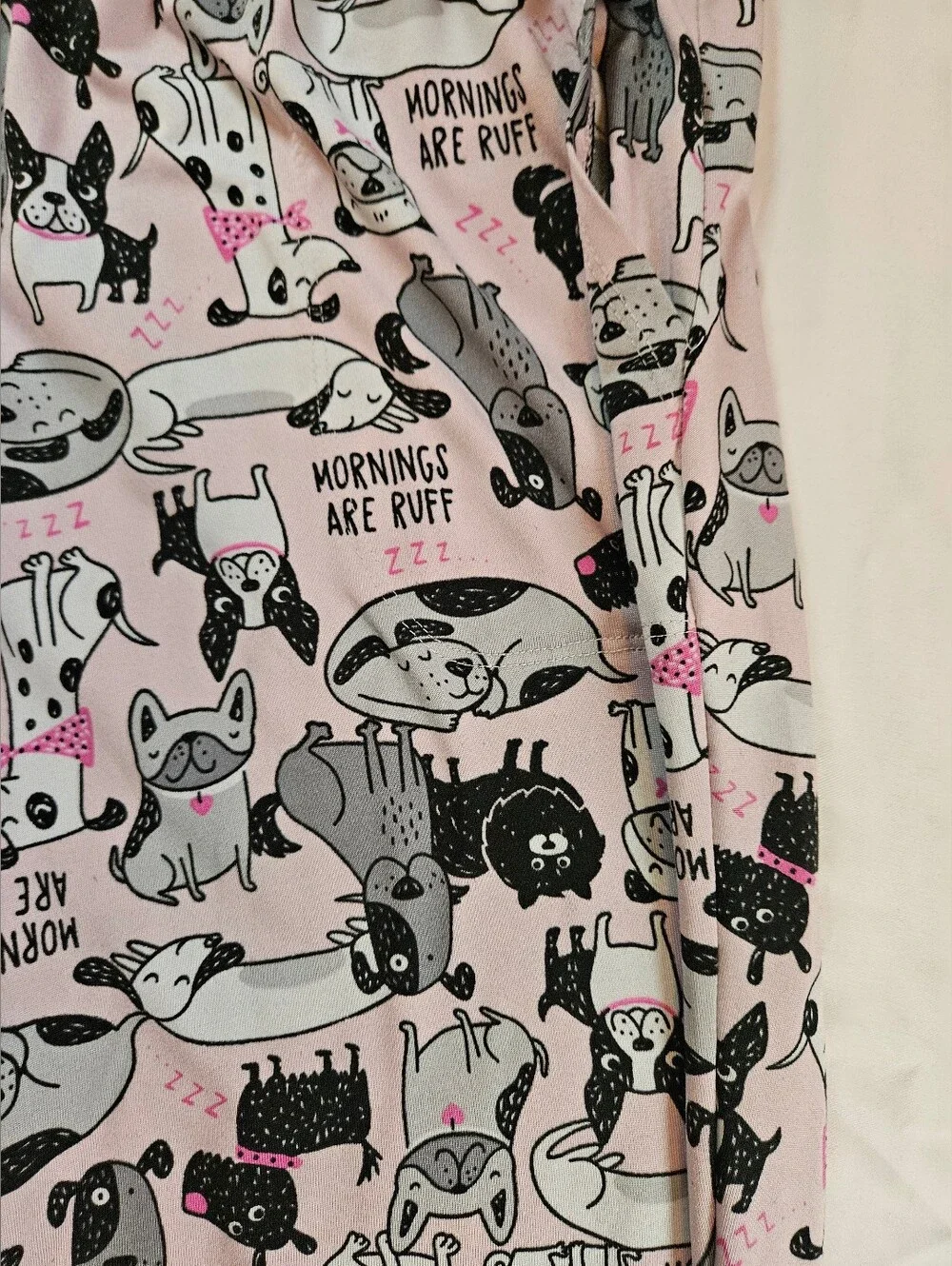 Secret Treasures Womens Pink And Dog Pattern Elastic Waist Pajama Pants Size L - Picture 5 of 11